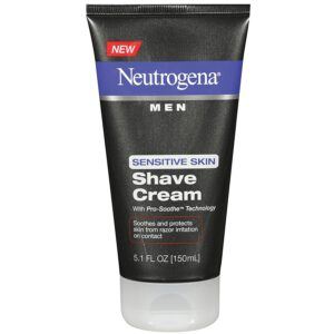 shave cream for sensitive men's skin types 