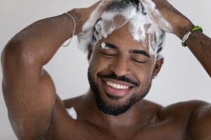 mlack men hair care products